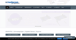 Desktop Screenshot of medacom-graphics.de