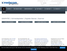 Tablet Screenshot of medacom-graphics.de